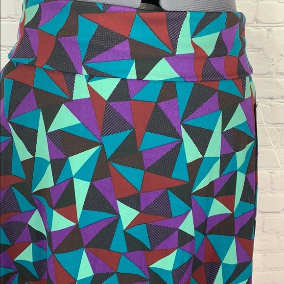 Easy flirty comfy A-Line AzureSkirt foldable waist - Picture 4 of 8